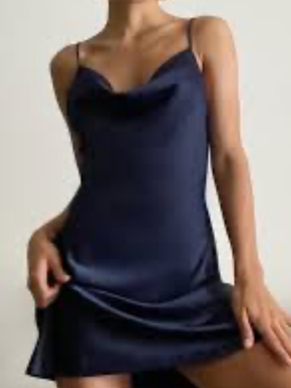 Urban Outfitters Mallory Cowl Neck Slip Dress